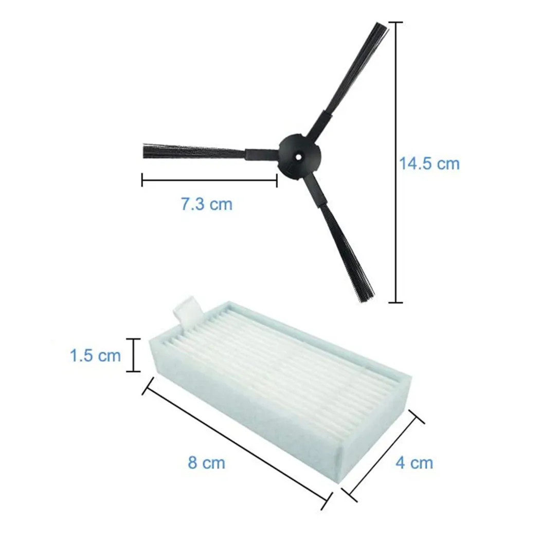 Set Vacuum Cleaner Parts Attachments Side Brushes MD16192 MD18501 10pcs For ILIFE ZACO V3 MD18600 Parts Brand New
Set Vacuum Cleaner Parts Attachments Side Brushes MD16192 MD18501 10pcs For ILIFE ZACO V3 MD18600 Parts Brand New