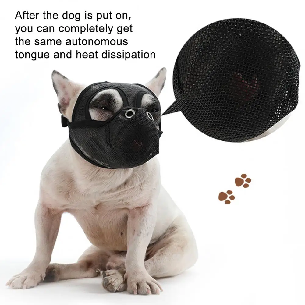 

Funny Practical Dog Muzzle Versatile Comfortable Dog Muzzles for Anti-bite Treatment Adjustable Breathable Covers for Chewing