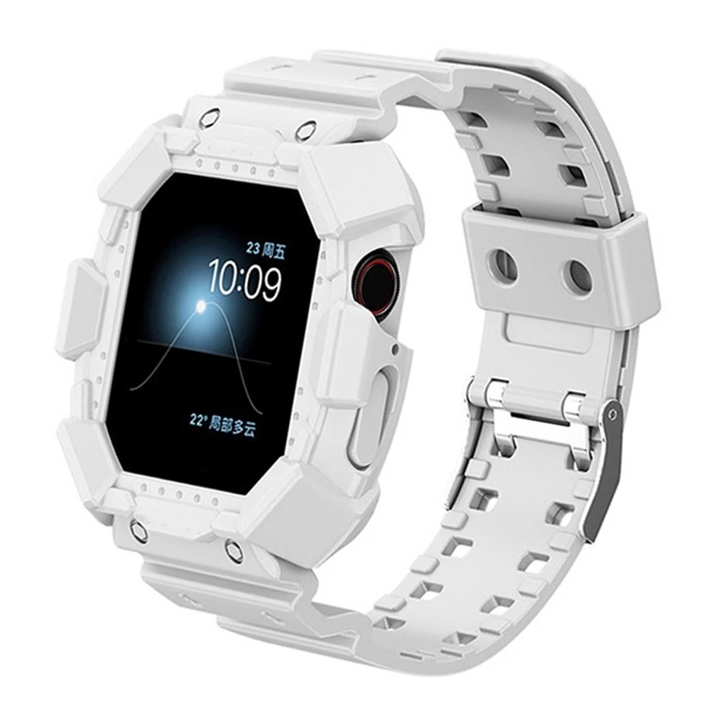 Case+strap For Apple Watch Band 44mm 40mm 45mm 41mm 42mm 38mm 44 45 mm Armor design TPU bracelet correa Iwatch Series 7 4 5 6 SE
Case+strap For Apple Watch Band 44mm 40mm 45mm 41mm 42mm 38mm 44 45 mm Armor design TPU bracelet correa Iwatch Series 7 4 5 6 SE