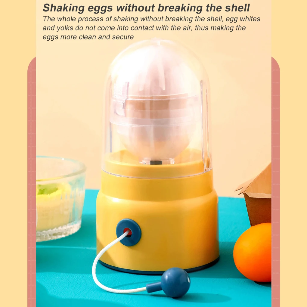 Egg Scrambler Hand Egg Shaker Mixer Food Grade Silicone Yolk & Egg White Mix Manual Tool Convenient Golden Egg Maker for Kids
Egg Scrambler Hand Egg Shaker Mixer Food Grade Silicone Yolk & Egg White Mix Manual Tool Convenient Golden Egg Maker for Kids