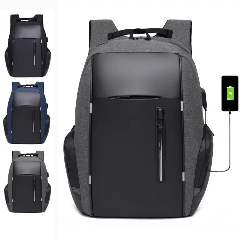 Multi-functional business travel men's casual backpack 14-15 inch computer backpack with USB waterproof anti-theft bag
Multi-functional business travel men's casual backpack 14-15 inch computer backpack with USB waterproof anti-theft bag