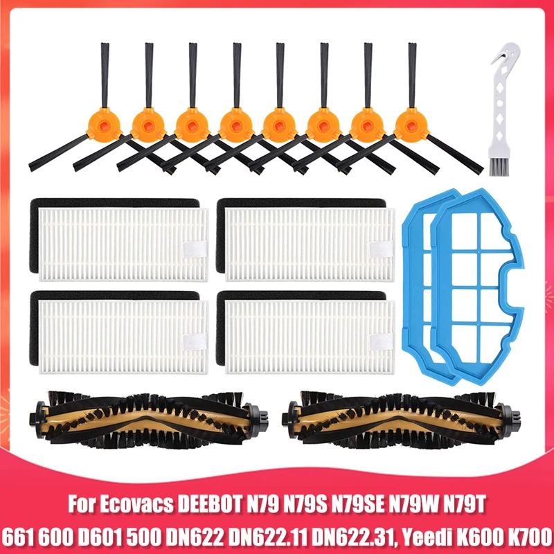 Сменный комплект аксессуаров для робота-пылесоса Ecovacs Deebot N79 N79S N79SE N79W N79T DN622 DN622.11 DN622.31
Сменный комплект аксессуаров для робота-пылесоса Ecovacs Deebot N79 N79S N79SE N79W N79T DN622 DN622.11 DN622.31