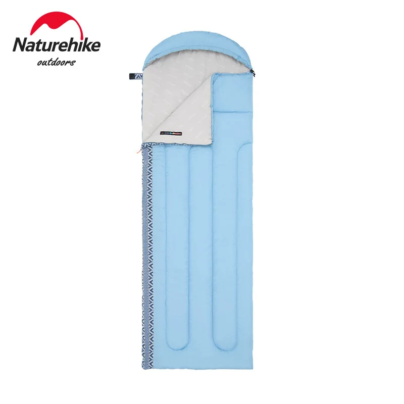

Naturehike Envelope Sleeping Bag with Hood Outdoor Tent Camping Warm Sleeping Bags Ultralight Splicable Double Sleep Sack