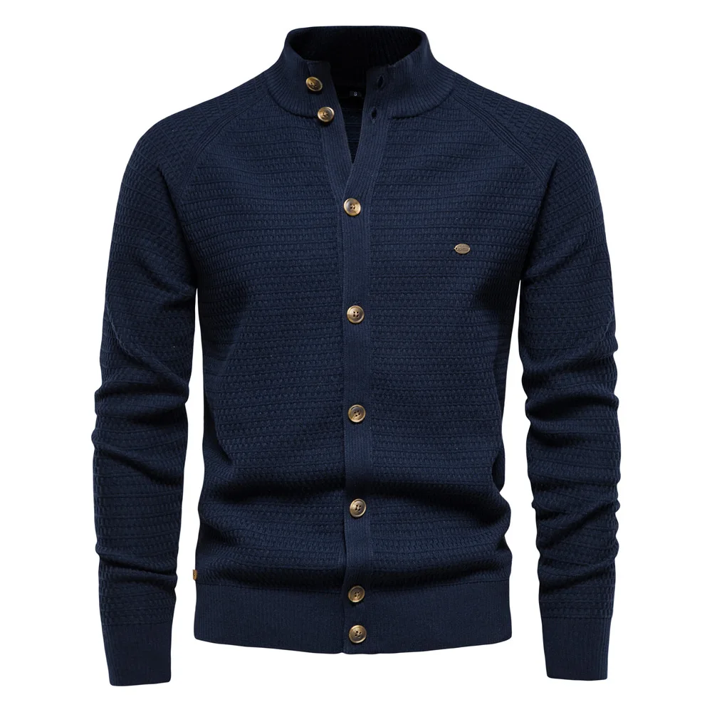 2022 Knitted Mens Cardigan Cotton High Quality Button Mock Neck Sweater for Men New Winter Fashion Designer Cardigans Men MZM205
2022 Knitted Mens Cardigan Cotton High Quality Button Mock Neck Sweater for Men New Winter Fashion Designer Cardigans Men MZM205