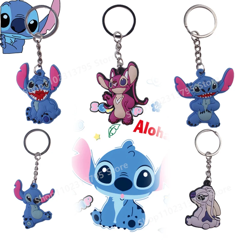 Disney Lilo & Stitch Keychain Anime Cartoon Stitch Cute Doll PVC Keyring Ornament Chain Car Pendant Kids Toys Accessories Gifts
Disney Lilo & Stitch Keychain Anime Cartoon Stitch Cute Doll PVC Keyring Ornament Chain Car Pendant Kids Toys Accessories Gifts
