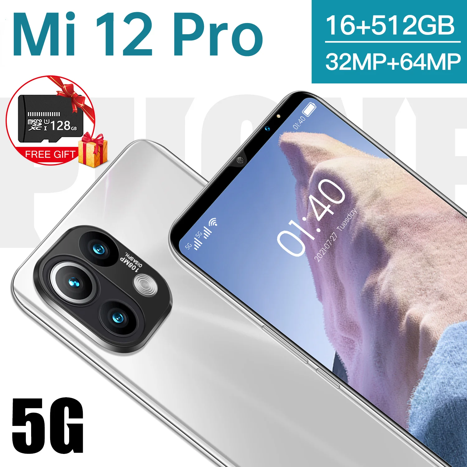Global Version 2021 New Fashion 5G Smartphone 16GB+512GB for Xiaomi Mi 11 Pro Cellphone Huawei Samsung Apple Vivo Mobile Phone
Global Version 2021 New Fashion 5G Smartphone 16GB+512GB for Xiaomi Mi 11 Pro Cellphone Huawei Samsung Apple Vivo Mobile Phone