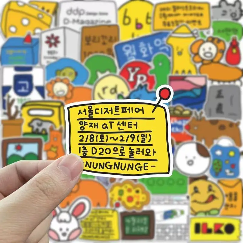 Korean Cartoon Illustration Graffiti Stickers DIY Skateboard Luggage Stickers Notebook Phone Case Wall Decor Stickers Kids Toys
Korean Cartoon Illustration Graffiti Stickers DIY Skateboard Luggage Stickers Notebook Phone Case Wall Decor Stickers Kids Toys