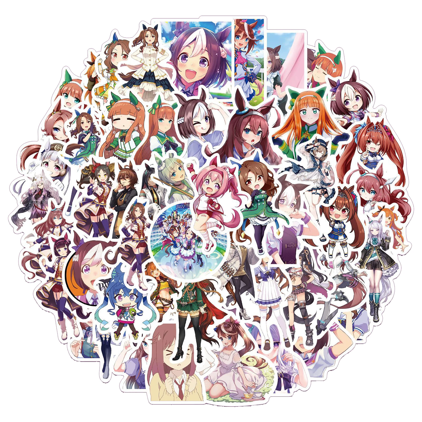 10/30/50PCS Anime Pretty Derby Stationery Stickers Luggage Skateboard Nostalgia Lightning Graffitt for Fridge Gifts PVC Decals
10/30/50PCS Anime Pretty Derby Stationery Stickers Luggage Skateboard Nostalgia Lightning Graffitt for Fridge Gifts PVC Decals