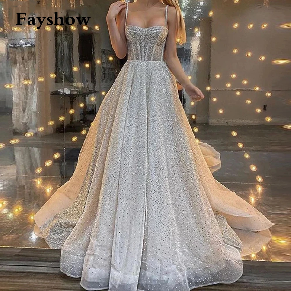 Bling Bling Tulle Prom Gowns Occasion Dresses A-Line Pleated Party Vestidos Womens Elegant Backless Sleeveless Evening Dress
Bling Bling Tulle Prom Gowns Occasion Dresses A-Line Pleated Party Vestidos Womens Elegant Backless Sleeveless Evening Dress