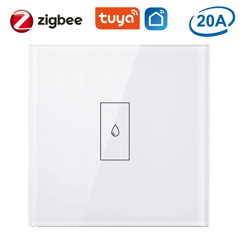 Tuya ZigBee Smart High Power Switch Relay 20A 4400W Circuit Breaker for Boiler Electric Water Heater App Remote Control Schedule
Tuya ZigBee Smart High Power Switch Relay 20A 4400W Circuit Breaker for Boiler Electric Water Heater App Remote Control Schedule