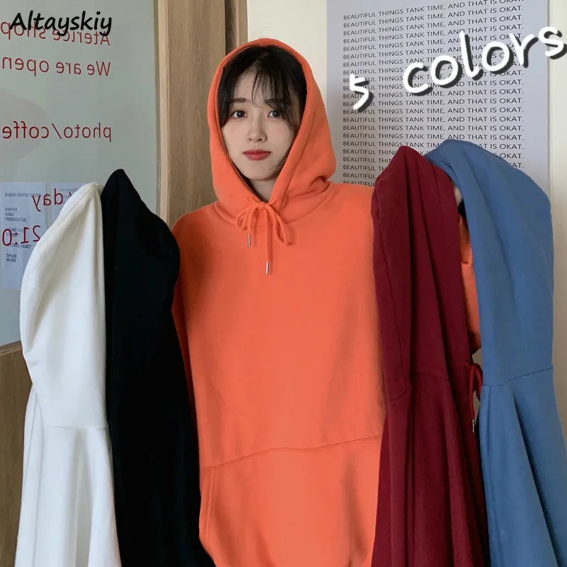 Hoodies Women Fall Solid Newest Long Sleeve Fashion Leisure Students Lady Clothes Teens Hooded All-match Sweatshirts Simple Cozy
Hoodies Women Fall Solid Newest Long Sleeve Fashion Leisure Students Lady Clothes Teens Hooded All-match Sweatshirts Simple Cozy