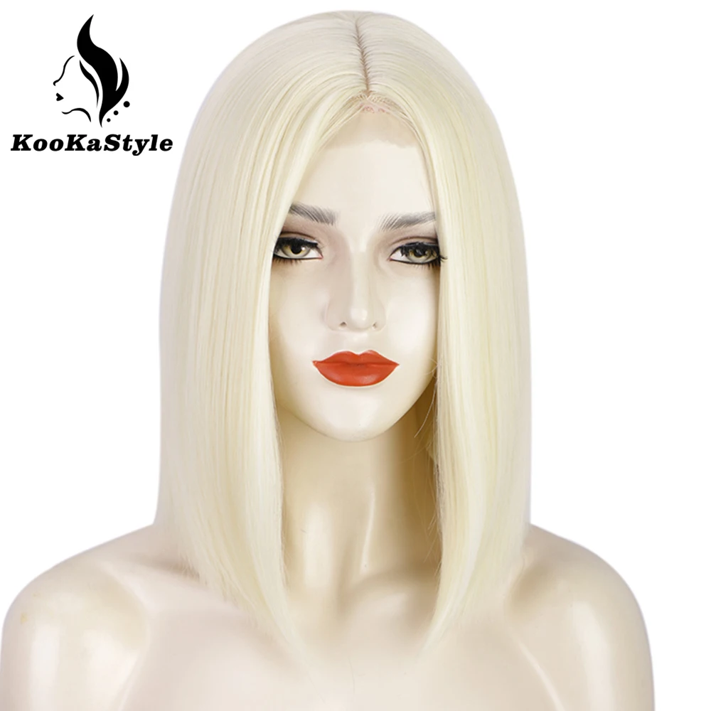 KooKaStyle Synthetic Blonde Short Bob Wigs for Women 613 Black Red Pink Wig Cosplay Wigs Heat Resistant Daily Use Middle Part
KooKaStyle Synthetic Blonde Short Bob Wigs for Women 613 Black Red Pink Wig Cosplay Wigs Heat Resistant Daily Use Middle Part