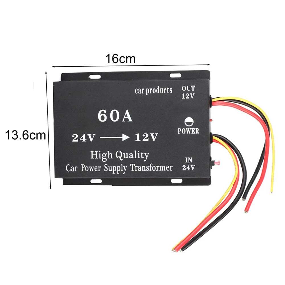 For 24V Trucks Or Buses Transformer Vehicle Transforme Step-Down Transformer 16cm X 13.6cm X 4.2cm 24V Universal
For 24V Trucks Or Buses Transformer Vehicle Transforme Step-Down Transformer 16cm X 13.6cm X 4.2cm 24V Universal