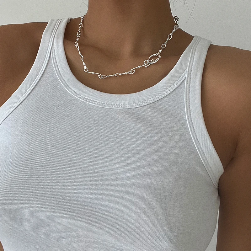 Timeless Wonder Geo Irregular Toggle Chain Choker Necklace for Women Jewelry Punk Ins Trendy Designer Party Goth Gift Rare 2555
Timeless Wonder Geo Irregular Toggle Chain Choker Necklace for Women Jewelry Punk Ins Trendy Designer Party Goth Gift Rare 2555