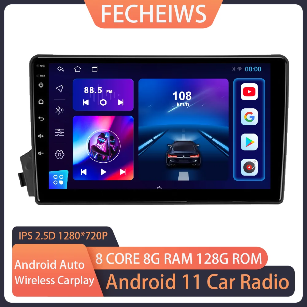 Android 11 автомобильный радиоприемник, мультимедийный плеер для SsangYong Actyon C100 2005-2011, навигация GPS RDS, 8-ядерный беспроводной Carplay Auto BT
Android 11 автомобильный радиоприемник, мультимедийный плеер для SsangYong Actyon C100 2005-2011, навигация GPS RDS, 8-ядерный беспроводной Carplay Auto BT