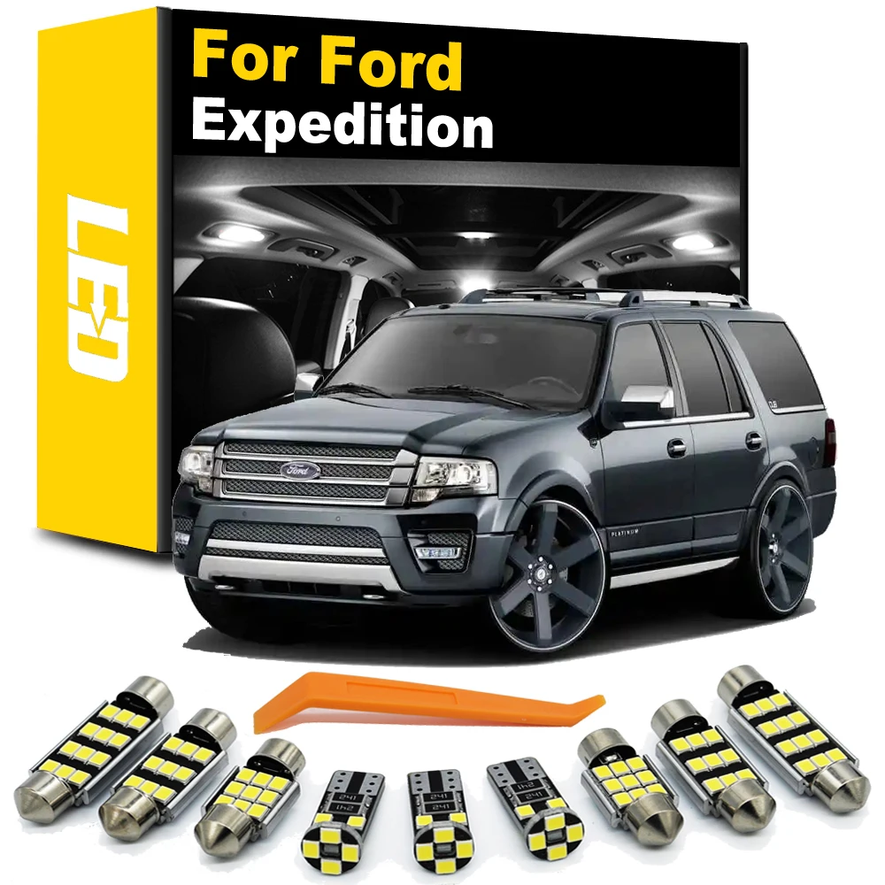 Canbus LED Interior Bulb Kit For Ford Expedition 1997- 2010 2011 2012 2013 2014 2015 2016 2017 Reading Dome License Plate Light
Canbus LED Interior Bulb Kit For Ford Expedition 1997- 2010 2011 2012 2013 2014 2015 2016 2017 Reading Dome License Plate Light