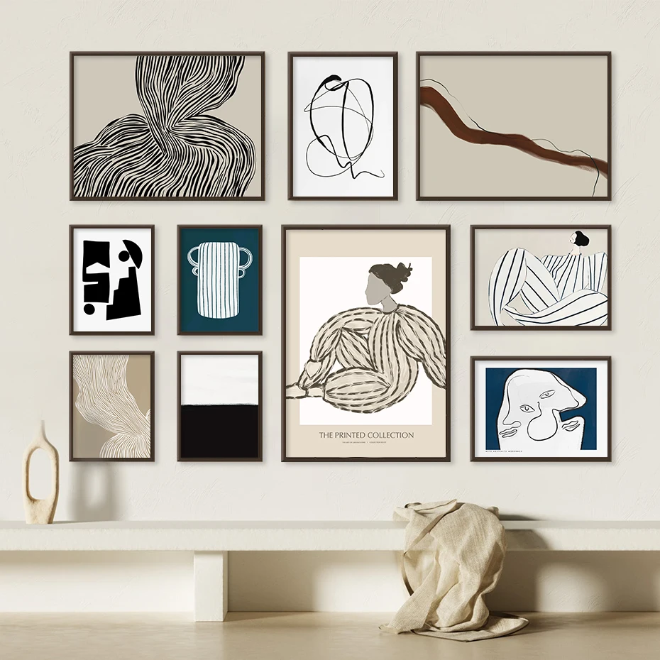 Contemporary Abstract Black Line Mid Century Wall Art Canvas Paintings Picture Poster Print Living Room Interior Home Decor
Contemporary Abstract Black Line Mid Century Wall Art Canvas Paintings Picture Poster Print Living Room Interior Home Decor