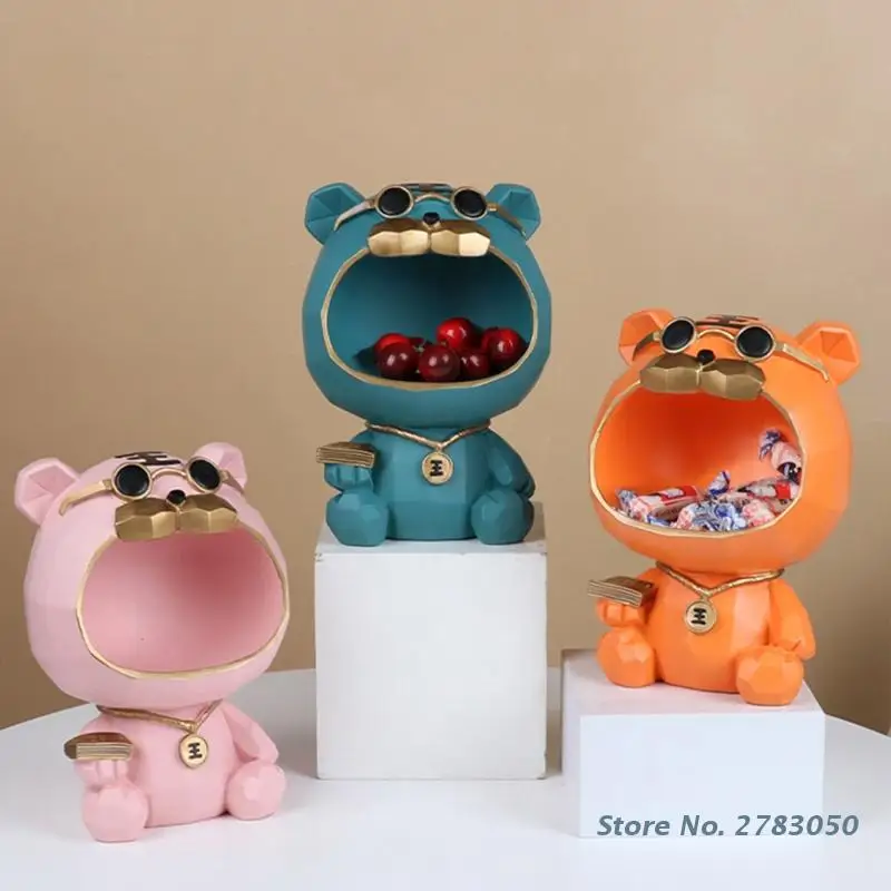 Creative Tiger Year Chinese Zodiac Art Resin Statue Storage Organizer for Home Bedroom Living Room Decoration Candy Key Keycha
Creative Tiger Year Chinese Zodiac Art Resin Statue Storage Organizer for Home Bedroom Living Room Decoration Candy Key Keycha