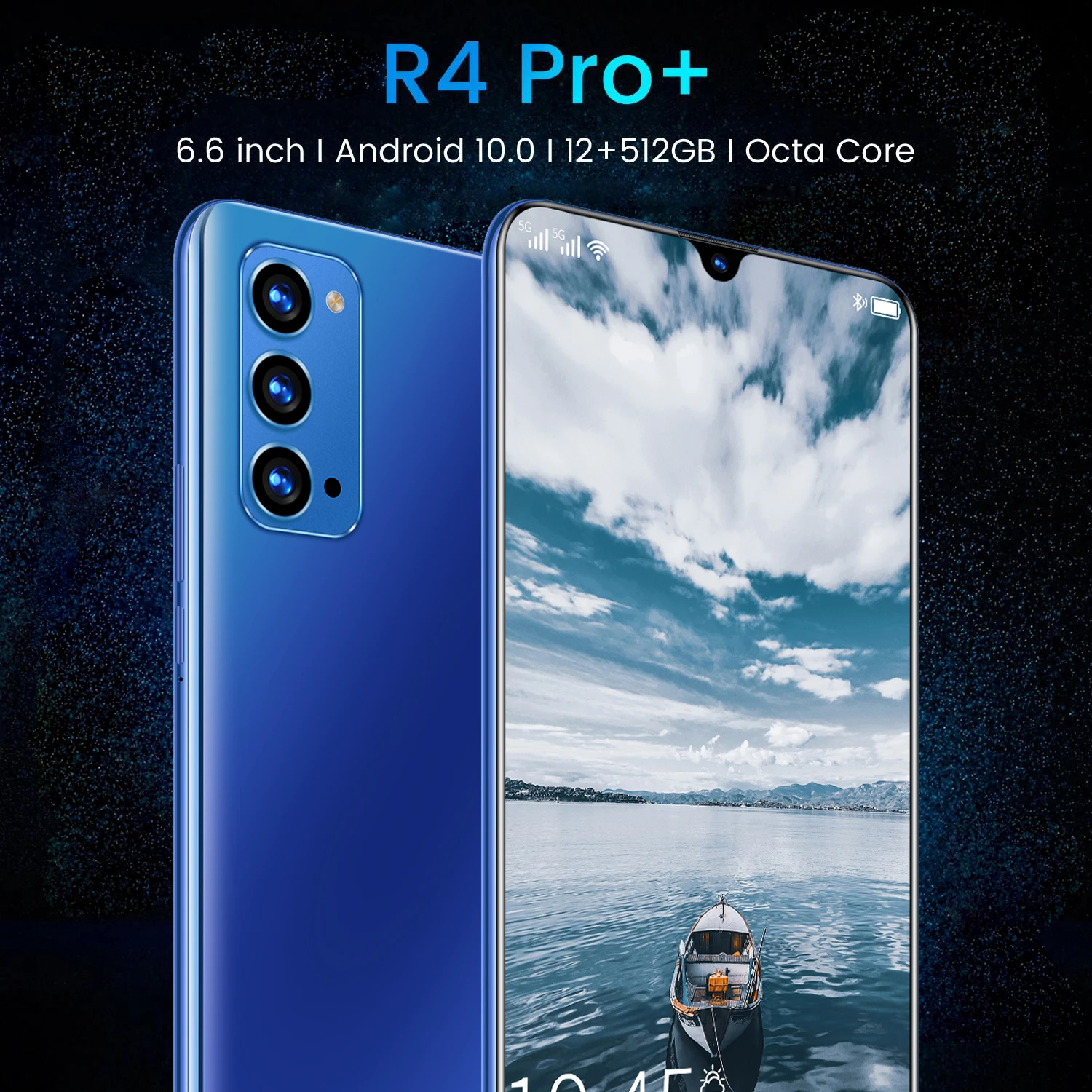 Great Version for Vivo Reno4 Pro+ Smartphone 5G 6.6inch Drop Screen 12GB+512GB Cellphone Poco Samsung Huawei Xiaomi Mobile Phone
Great Version for Vivo Reno4 Pro+ Smartphone 5G 6.6inch Drop Screen 12GB+512GB Cellphone Poco Samsung Huawei Xiaomi Mobile Phone