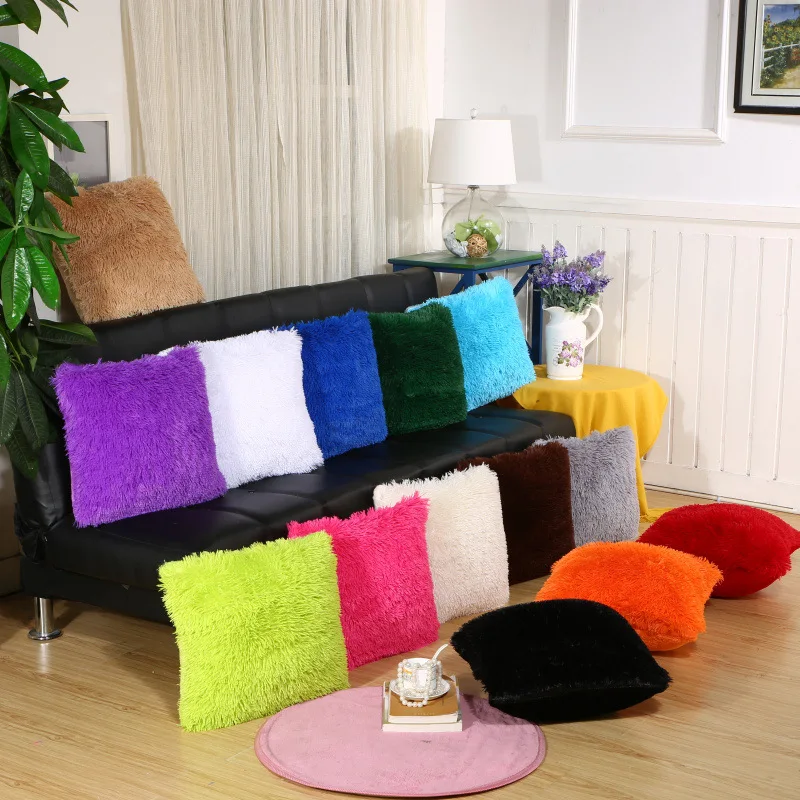 Ins Style Home Bedside Cushion Sofa Pillow Pure Color Nordic Style Fashion Simple Plush Pillow Bay Window Cushion Art Pillowcase
Ins Style Home Bedside Cushion Sofa Pillow Pure Color Nordic Style Fashion Simple Plush Pillow Bay Window Cushion Art Pillowcase