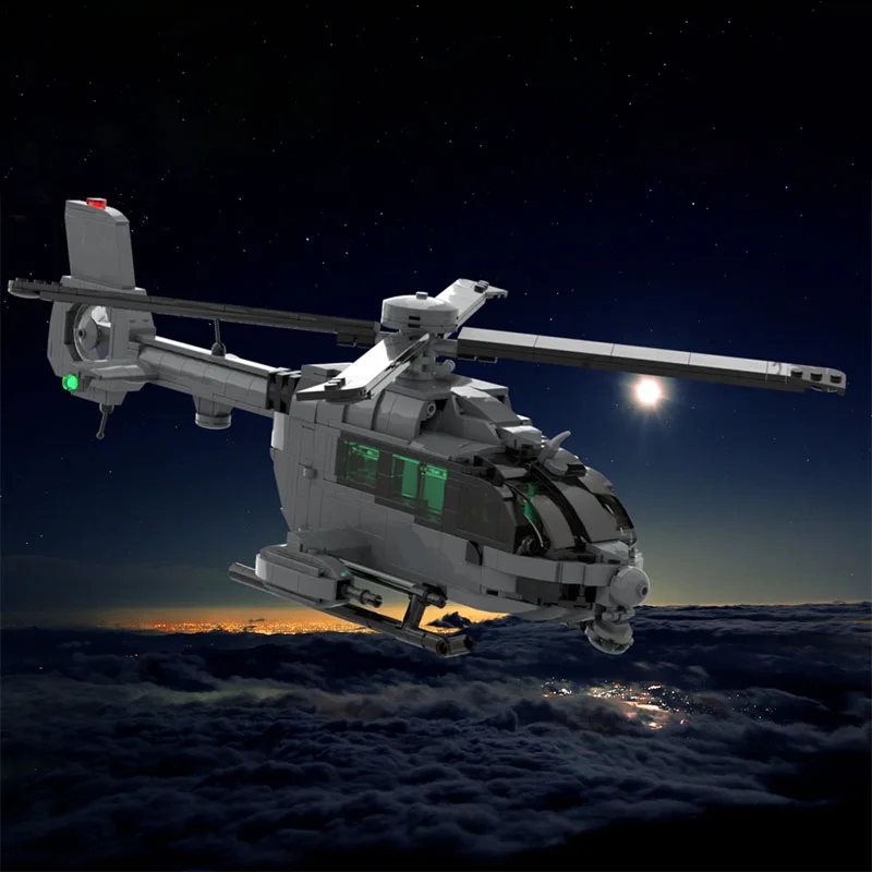 NEW 818PCS WW2 Military MOC H145M helicopter Model DIY creative ideas high-tech Children Toy birthday Gift Fighter Plane Blocks
NEW 818PCS WW2 Military MOC H145M helicopter Model DIY creative ideas high-tech Children Toy birthday Gift Fighter Plane Blocks