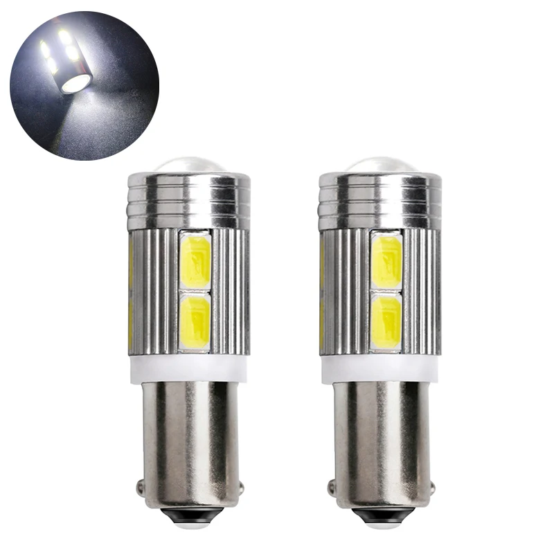 Светодиодная сигнальная лампа BA9S T4W 5630 SMD, 2 шт., с объективом, для зеркальных ламп, подсветки номерного знака, 6000K, белый светодиод BA9S 12 В
Светодиодная сигнальная лампа BA9S T4W 5630 SMD, 2 шт., с объективом, для зеркальных ламп, подсветки номерного знака, 6000K, белый светодиод BA9S 12 В