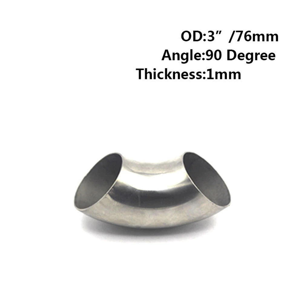 90 Degree Elbow Bend Pipe Stainless Steel 51mm 60mm 63mm 76mm OD Sanitary Butt Weld Car Exhaust Pipe Muffler Welded Pipe
90 Degree Elbow Bend Pipe Stainless Steel 51mm 60mm 63mm 76mm OD Sanitary Butt Weld Car Exhaust Pipe Muffler Welded Pipe