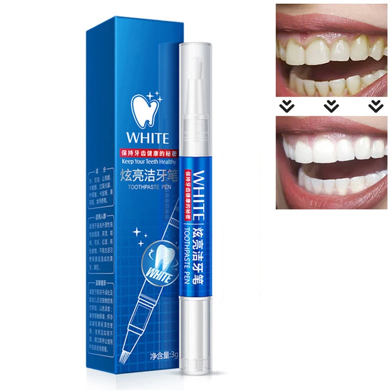 Magic Natural Teeth Whitening Gel Pen Oral Care Remove Stains Cleaning Tools Teeth Whitener Oral Hygiene Care 3ml
Magic Natural Teeth Whitening Gel Pen Oral Care Remove Stains Cleaning Tools Teeth Whitener Oral Hygiene Care 3ml