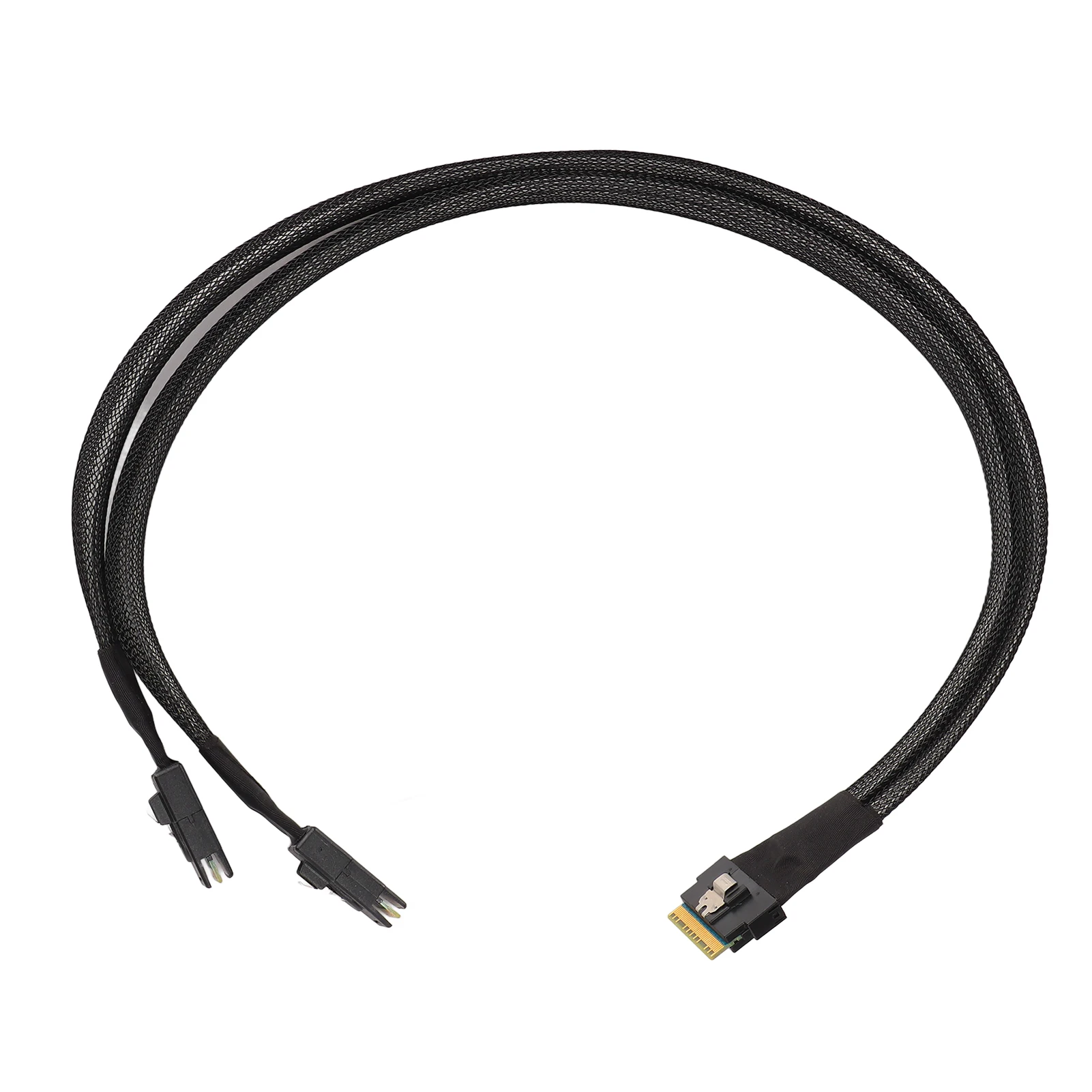 Mini SAS Cable 12 Gbps Fast Transmission SATA/ATA Interface 0.5m Length SFF8654 8I to 2xSFF8087 Cable
Mini SAS Cable 12 Gbps Fast Transmission SATA/ATA Interface 0.5m Length SFF8654 8I to 2xSFF8087 Cable