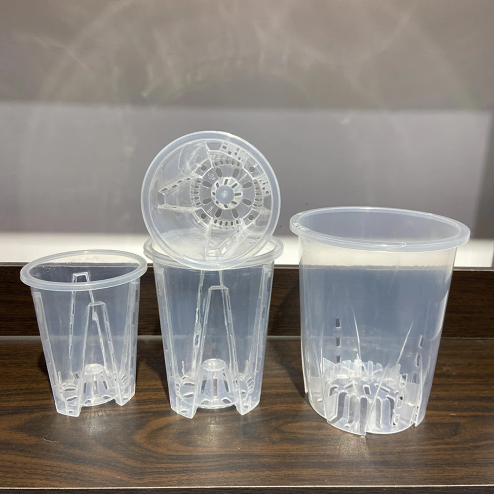 1pc Clear Plastic Orchid Pots With Holes Transparent Flower Pot Succulents Plant Nursery Pots For Indoor Outdoor Plants
1pc Clear Plastic Orchid Pots With Holes Transparent Flower Pot Succulents Plant Nursery Pots For Indoor Outdoor Plants