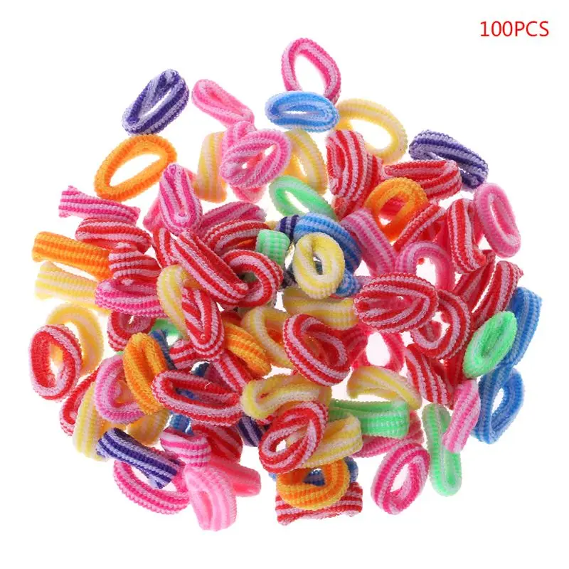 100 Pcs/Set Hair Band Girls Ponytail Elastic Soft Stripe Candy Color Mixed Headband Headwear Children Kids Accessories Hair Rope
100 Pcs/Set Hair Band Girls Ponytail Elastic Soft Stripe Candy Color Mixed Headband Headwear Children Kids Accessories Hair Rope