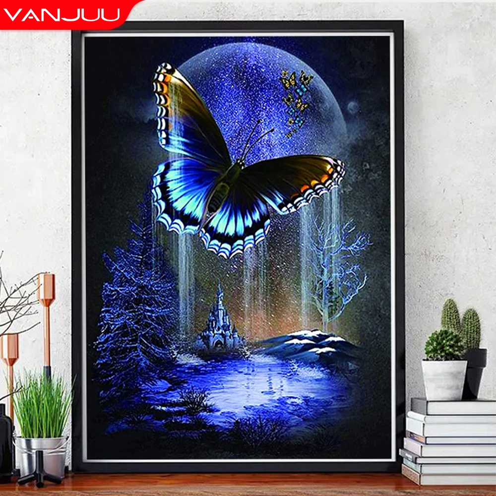 Diamond Painting Moon Butterfly Diamond Embroidery Animal Picture of Rhinestone Cross Stitch Kits Diamond Painting Gift
Diamond Painting Moon Butterfly Diamond Embroidery Animal Picture of Rhinestone Cross Stitch Kits Diamond Painting Gift