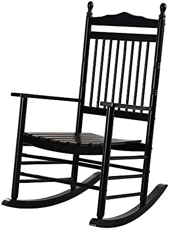 Chair Outdoor Furniture Comfy Rocker for Adults Porch Lawn Room Indoor Wooden Brown 
Chair Outdoor Furniture Comfy Rocker for Adults Porch Lawn Room Indoor Wooden Brown