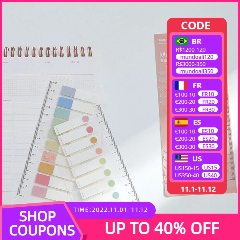 200 Sheets Retro Color Loose Leaf Index Sticky Notes Sticker Office Pad School Memo Stationery Fresh Small Mark Supplies G7N6
200 Sheets Retro Color Loose Leaf Index Sticky Notes Sticker Office Pad School Memo Stationery Fresh Small Mark Supplies G7N6