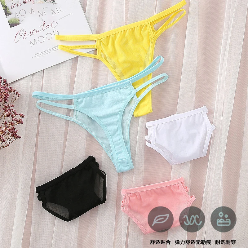 Thin Mesh Sexy Thongs Transparent Women's Underwear Cotton Crotch Hollow Out Traceless Panties Female Low Waist Seamless Briefs
Thin Mesh Sexy Thongs Transparent Women's Underwear Cotton Crotch Hollow Out Traceless Panties Female Low Waist Seamless Briefs