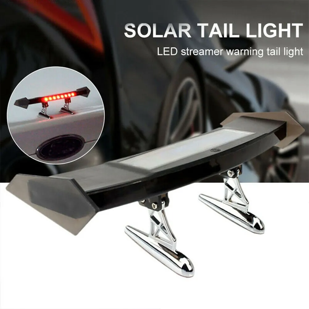 Car Tail Light Solar Powered Auto Tail Rear Trunk Spoiler Wing LED Flashing Warning Light Car Exterior Accessories
Car Tail Light Solar Powered Auto Tail Rear Trunk Spoiler Wing LED Flashing Warning Light Car Exterior Accessories