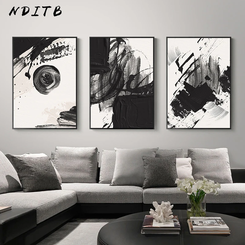 Creative Geometric Black Ink Art Poster Vintage Abstract Painting Modern Canvas Print Wall Picture Mural Living Room Decoration
Creative Geometric Black Ink Art Poster Vintage Abstract Painting Modern Canvas Print Wall Picture Mural Living Room Decoration