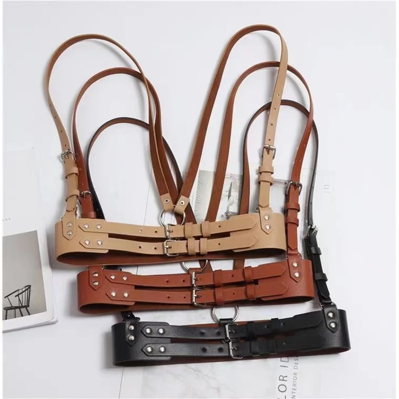 Fashion Women Punk Garters Faux Leather Harajuku Waisband Straps Dress Belt Sexy Body Bondage Cage Sculpting Harness Suspenders
Fashion Women Punk Garters Faux Leather Harajuku Waisband Straps Dress Belt Sexy Body Bondage Cage Sculpting Harness Suspenders