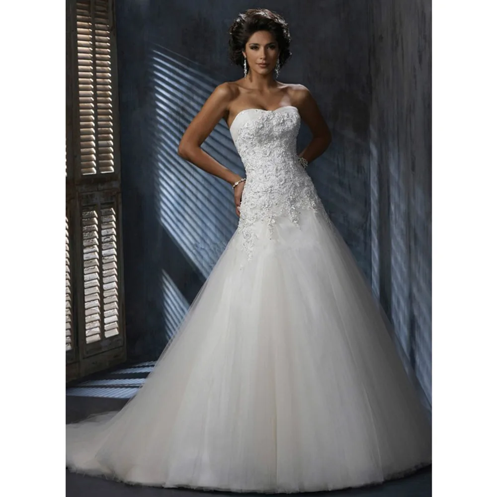 Floating Wedding Dress Bodice Slim Lace Micro Drag Big Swing And Floor Length Wedding Dress Women's Formal Evening Party
Floating Wedding Dress Bodice Slim Lace Micro Drag Big Swing And Floor Length Wedding Dress Women's Formal Evening Party