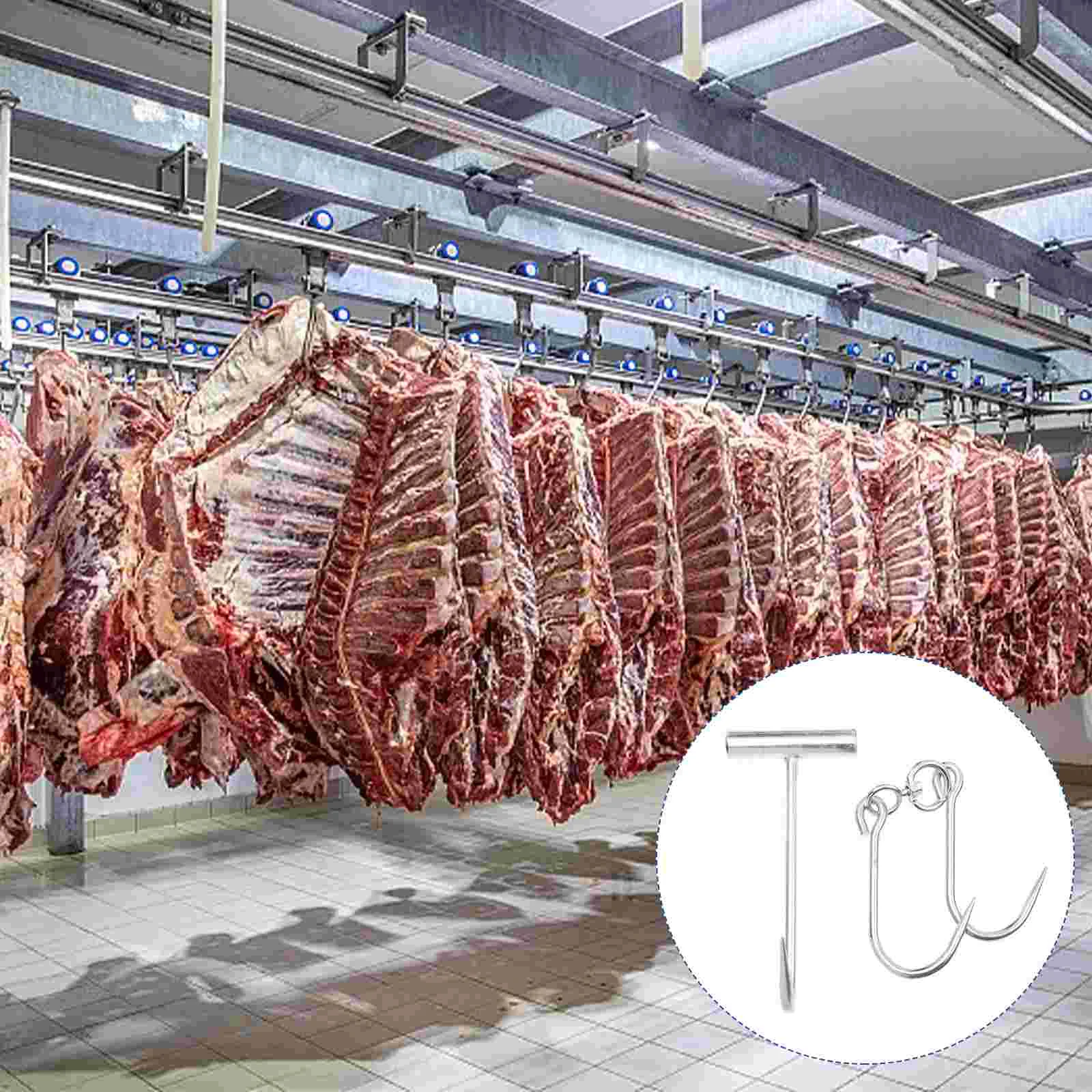 2pcs Stainless Steel Hooks Metal Meat Hooks Roast Duck Hooks for Shop Home Grill Poultry Roast Duck Bacon Hanger 
2pcs Stainless Steel Hooks Metal Meat Hooks Roast Duck Hooks for Shop Home Grill Poultry Roast Duck Bacon Hanger