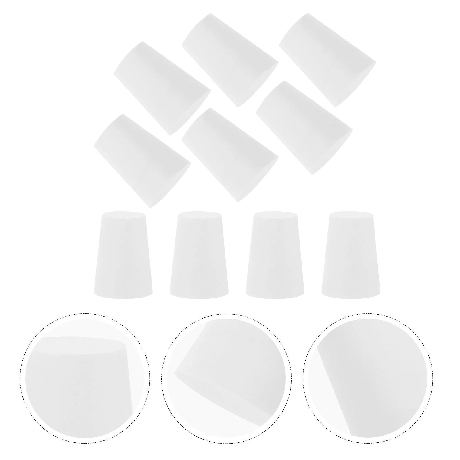 10 Pcs Flask Test Tube Sealing Stopper Rubber Plug Laboratory Conical Tubes Bungs
10 Pcs Flask Test Tube Sealing Stopper Rubber Plug Laboratory Conical Tubes Bungs