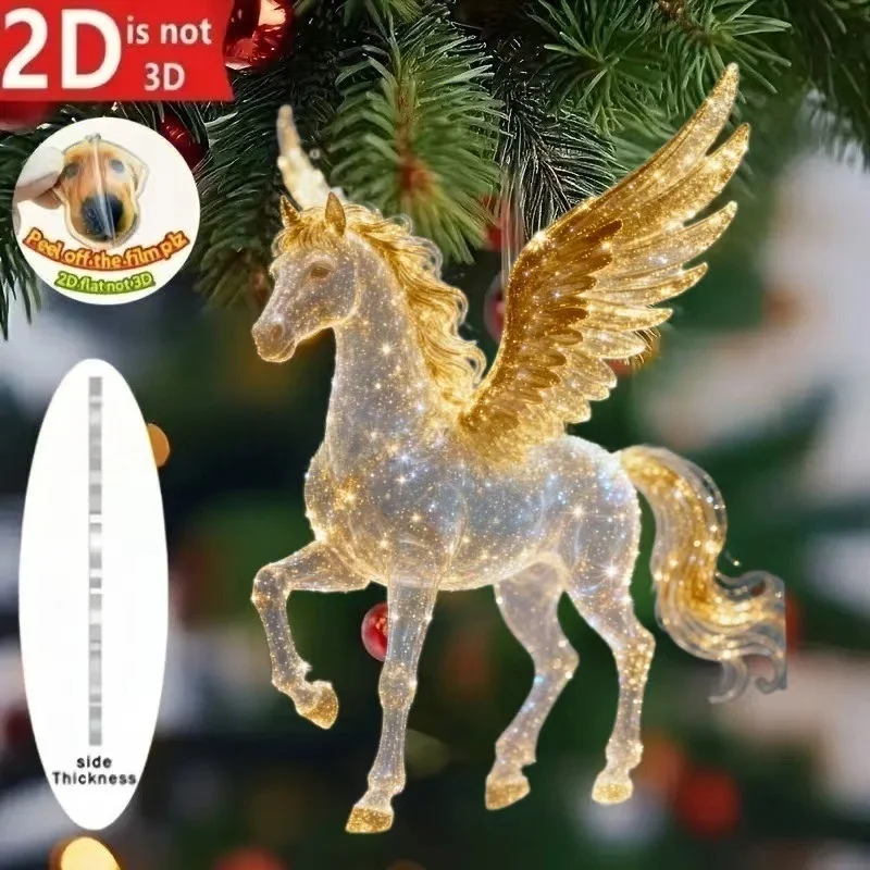 Рождественский кулон с летающей лошадью
Рождественский кулон с летающей лошадью