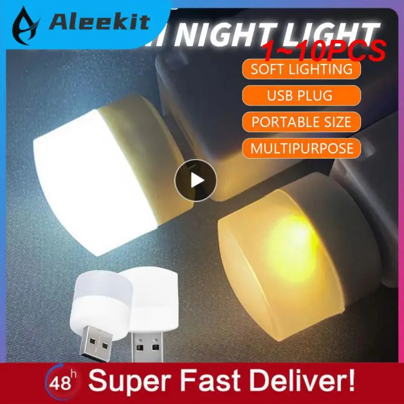 1~10PCS Mini USB Plug Lamp 5V Super Bright Eye Protection Book Light Computer Mobile Power Charging USB Small Round LED Night
1~10PCS Mini USB Plug Lamp 5V Super Bright Eye Protection Book Light Computer Mobile Power Charging USB Small Round LED Night
