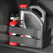 Car Trunk Organizer Elastic Fixing Belt Storage Bag Tapes Fire Extinguisher Fixing Belt Auto Interior Accessories Storage Tools