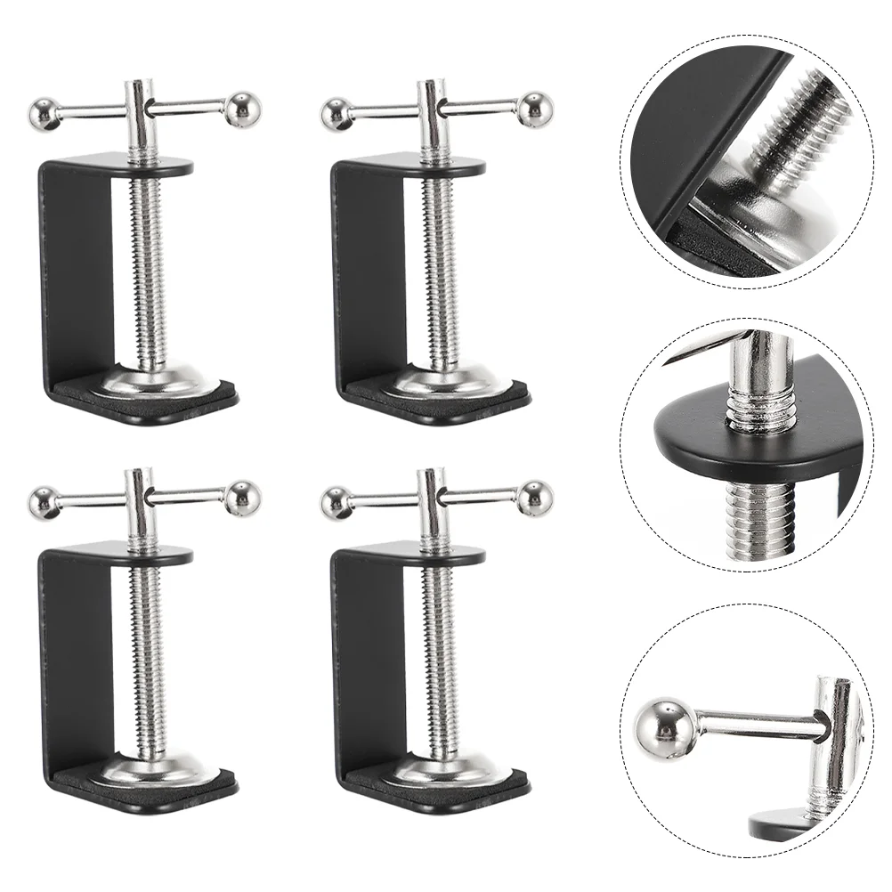 4 Pcs Clamp Desk I-shaped Folder Universal Clamps Mounting Table Stainless Steel Tabletop
4 Pcs Clamp Desk I-shaped Folder Universal Clamps Mounting Table Stainless Steel Tabletop