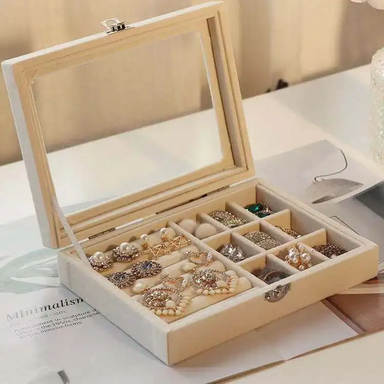 Jewelry Storage Box Ring Jewelry Display Organizer Box Tray Holder Earring Jewelry Storage Case Showcase
Jewelry Storage Box Ring Jewelry Display Organizer Box Tray Holder Earring Jewelry Storage Case Showcase