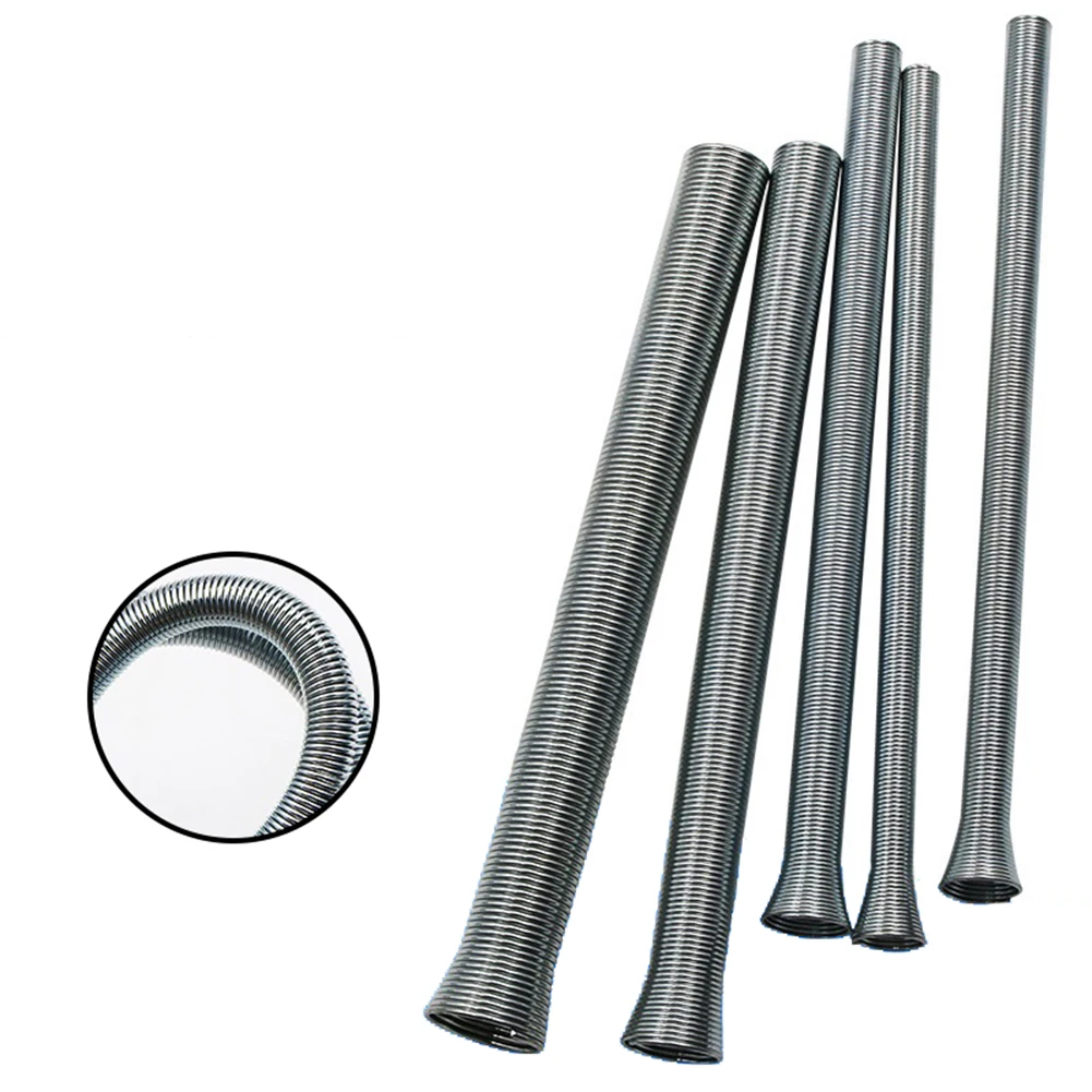 5 Pcs Air Condition Refrigerator Tube Bender Spring Copper Pipe Bending Tools 20.5cm Stainless Steel Electrical Accessories
5 Pcs Air Condition Refrigerator Tube Bender Spring Copper Pipe Bending Tools 20.5cm Stainless Steel Electrical Accessories