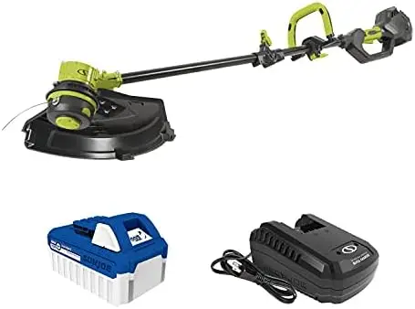 24-Volt IONMAX Cordless Dual-Line String Trimmer Kit, w/ 4.0-Ah Battery + Rapid Charger, 14-Inch Direct Drive, Brushless Motor,
24-Volt IONMAX Cordless Dual-Line String Trimmer Kit, w/ 4.0-Ah Battery + Rapid Charger, 14-Inch Direct Drive, Brushless Motor,