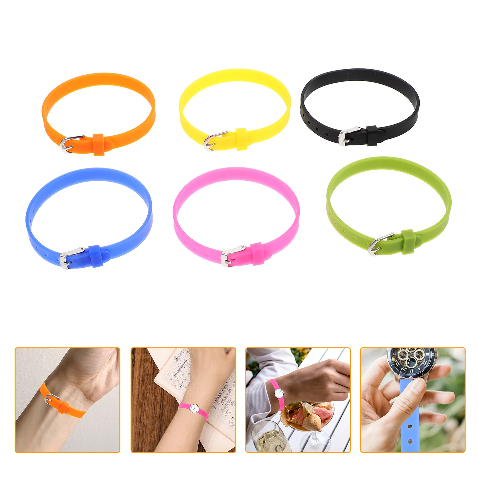6 Pcs Silicone Hand Bands Awareness Bracelet Kids Smart Watches Extender Grip Tape Rubber Wristbands Straps
6 Pcs Silicone Hand Bands Awareness Bracelet Kids Smart Watches Extender Grip Tape Rubber Wristbands Straps