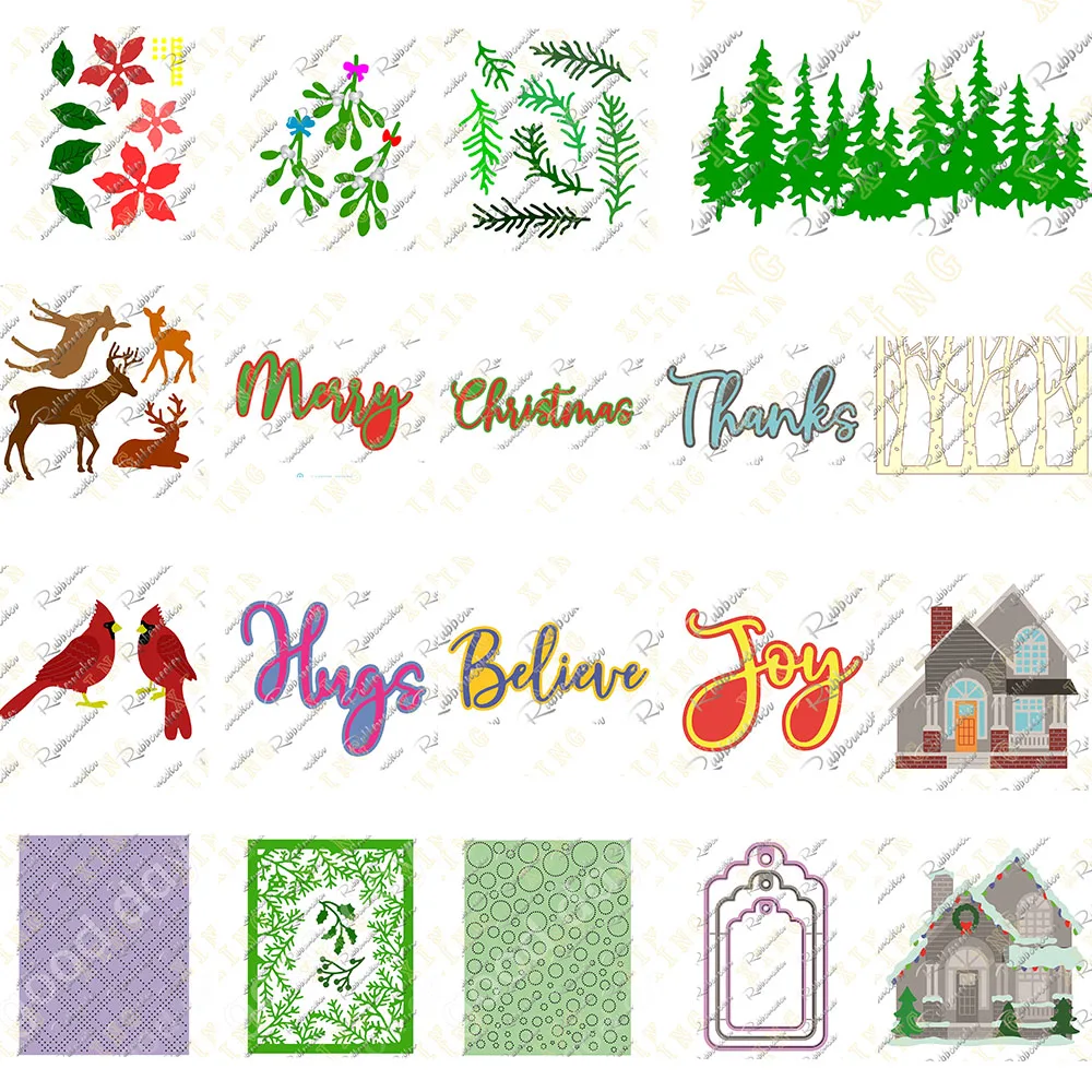 Newest Christmas Holly Greenery Tags Metal Cutting Dies Scrapbooking Diy Decoration Craft Embossing Stencil Paper Cards Handmade
Newest Christmas Holly Greenery Tags Metal Cutting Dies Scrapbooking Diy Decoration Craft Embossing Stencil Paper Cards Handmade